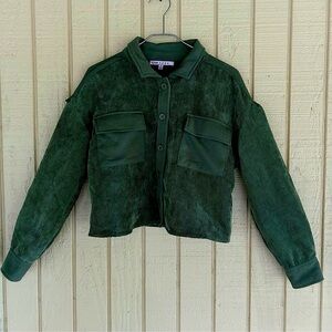 Cropped Corduroy Jacket